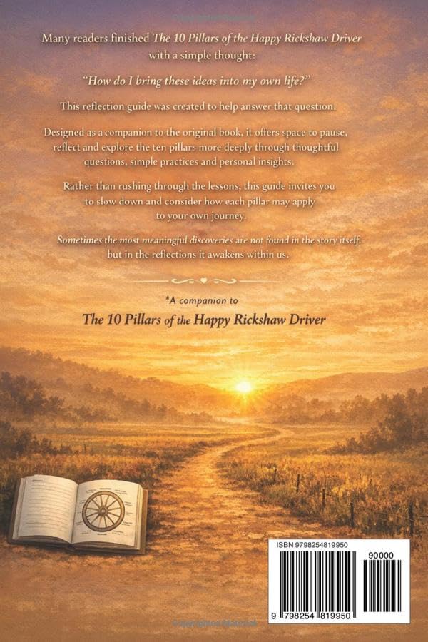The Ten Pillars Reflection Guide Back cover by Kirit Thakore