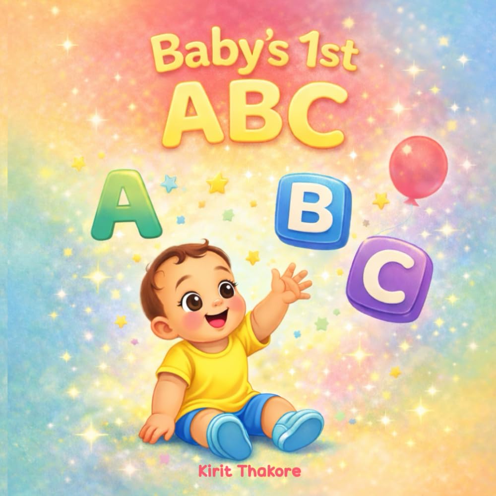 Baby&rsquo;s 1st ABC: Front cover by Kirit Thakore