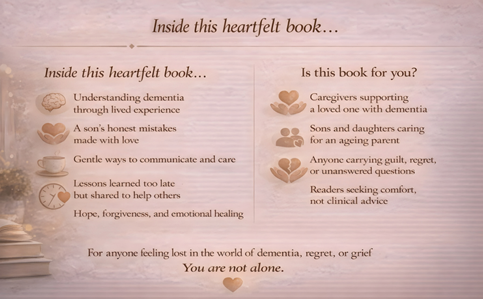 A Son&rsquo;s Story of Loving His Mother Through Dementia by Kirit Thakore extra 1